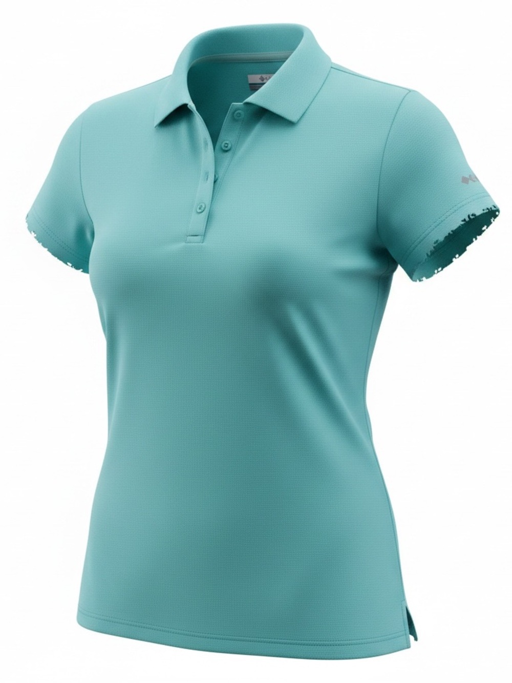 Columbia Women's Short-Sleeve Polo - Teal